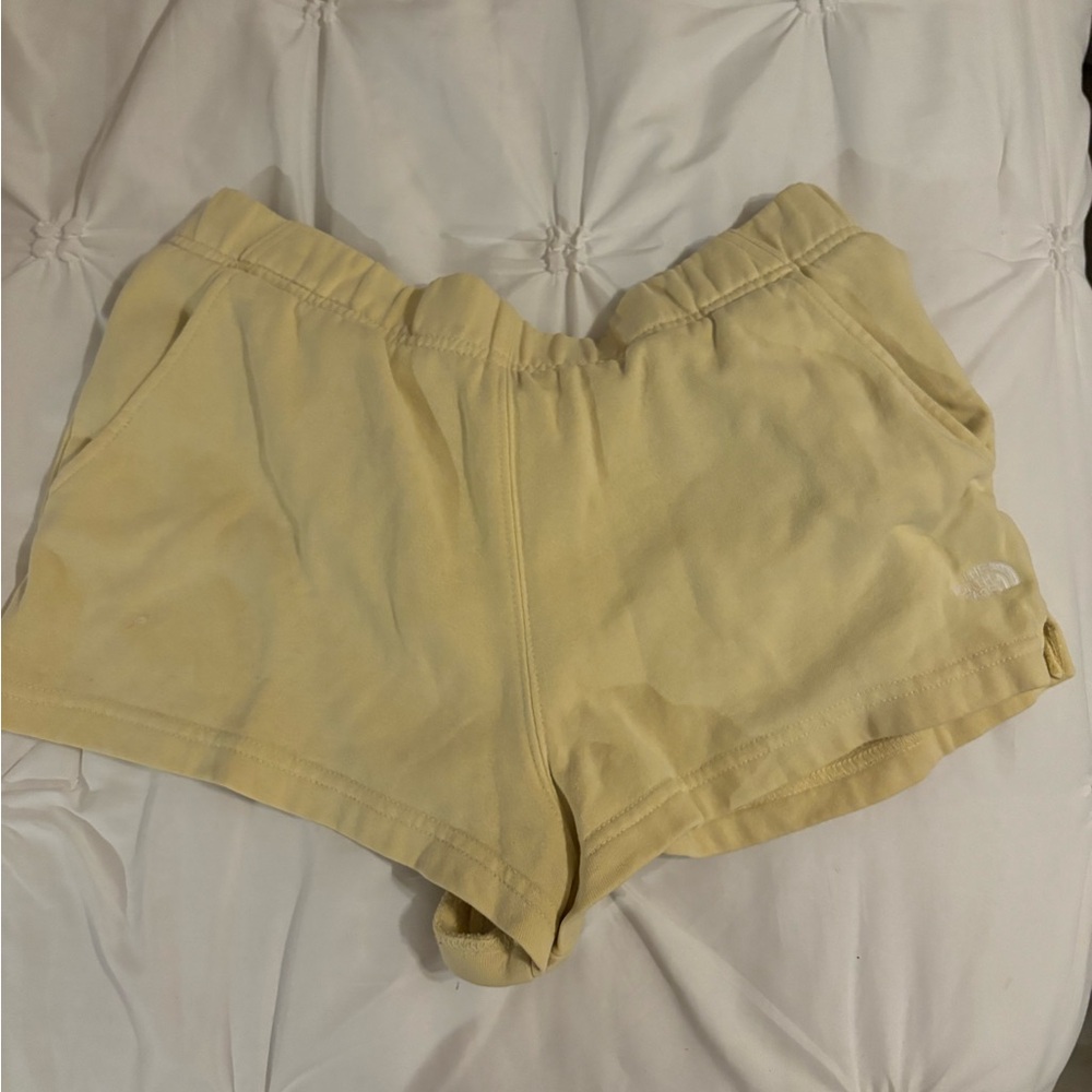 The North Face Women's Light Yellow Athletic Shorts